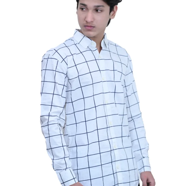 check-shirt-white-stylish