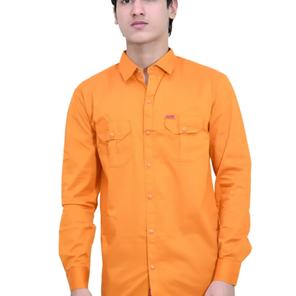 plain-shirt-orange-colour