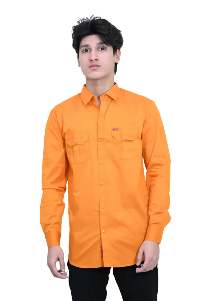 plain-shirt-orange-colour